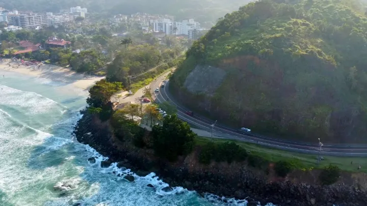 Vista da estrada Rio-Santos a caminho de Ubatuba Rio de Janeiro