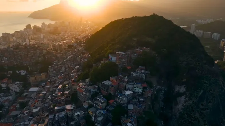 Colorful samba parade in Rio de Janeiro during carnival 2026